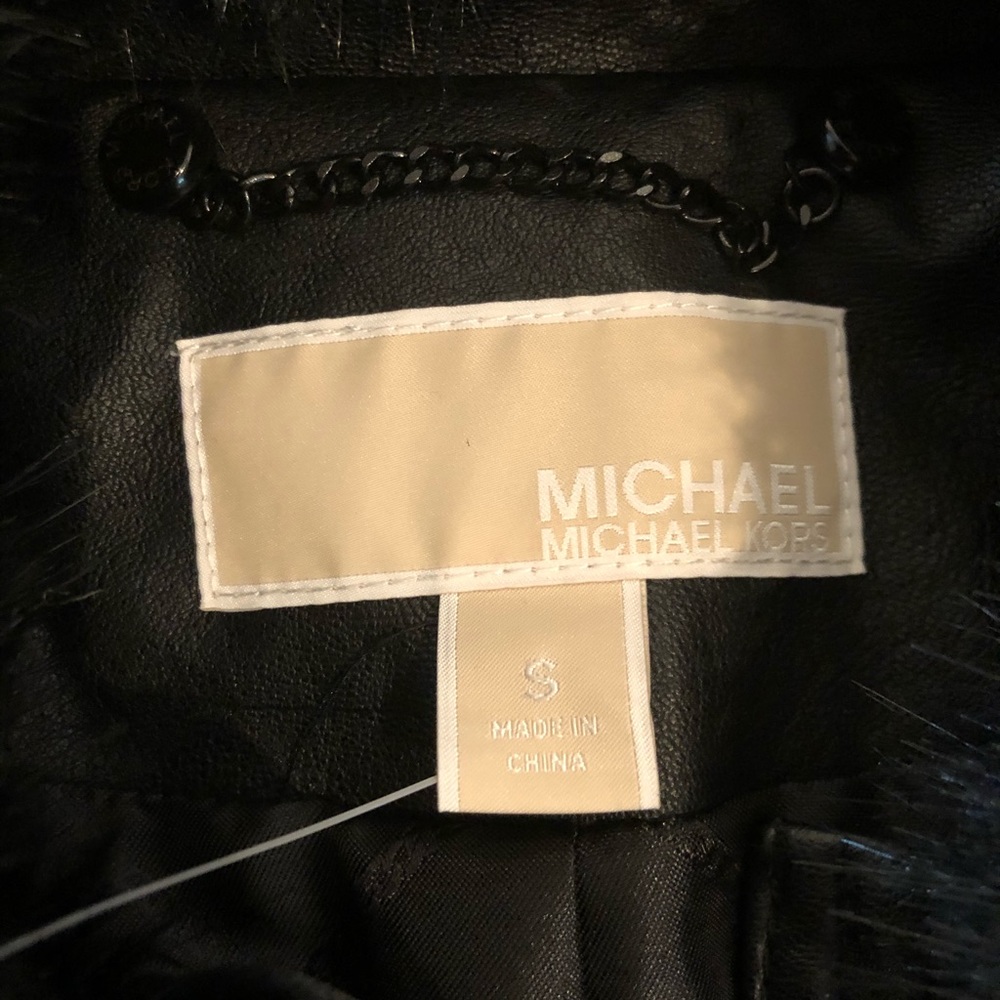 Size Small Shearling Bomber Jacket - image 5